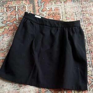J. Crew Elegant Black Mini Skirt